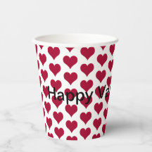 Kleine rode harten patroon Happy Valentines dag