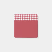 Kleine rode houndstooth post-it notities post-it® notes (Voorkant)