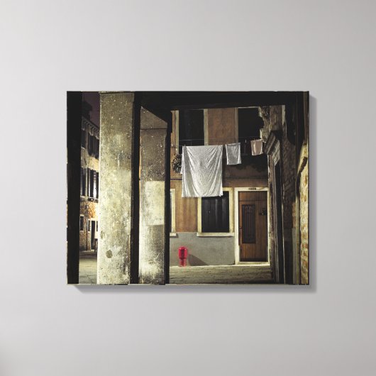 KLEINE RODE HYDRANT CANVAS AFDRUK (Voorkant)