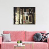 KLEINE RODE HYDRANT CANVAS AFDRUK (Insitu (Woonkamer))