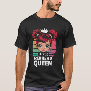 Kleine Rode Koningin Roodharige Vrouw Roodharige T-shirt