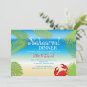 Kleine rode krab uitnodiging (Staand voorkant)