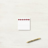 Kleine rode lieveheersbeestjes Post-it-briefjes Post-it® Notes (Op bureau)