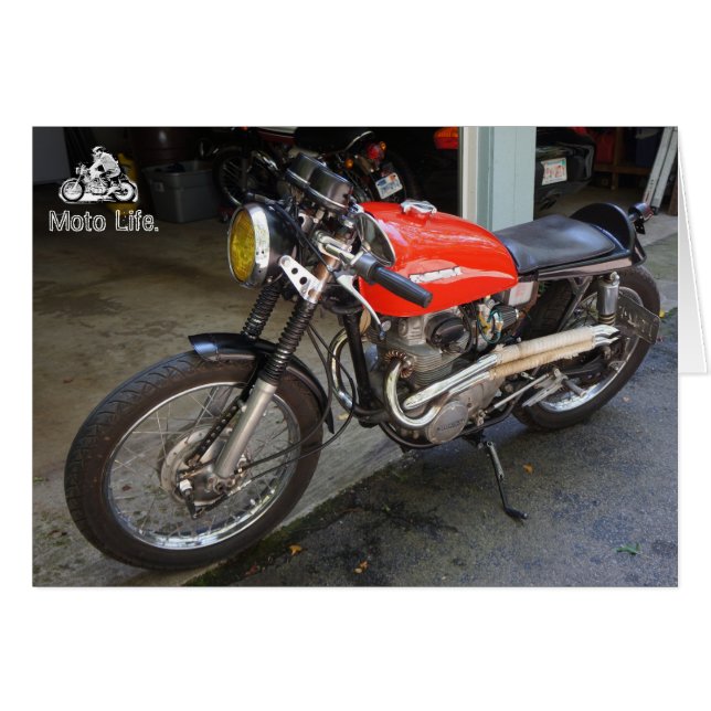 Kleine rode motor, van Moto Life (Voorkant Horizontaal)