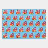 Kleine rode-motorontwerppapierbladen inpakpapier vel (Voorkant 2)