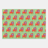 Kleine rode-motorontwerppapierbladen inpakpapier vel (Voorkant)