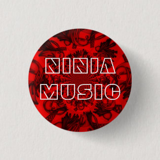 Kleine Rode Ninja Muziek Button