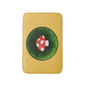 Kleine rode paddenstoel badmat (Voorkant Verticaal)