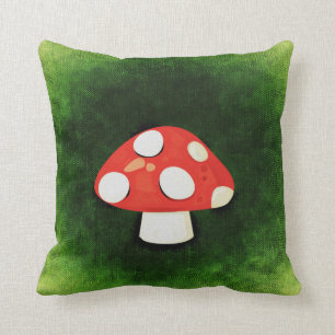 Kleine rode paddenstoel kussen