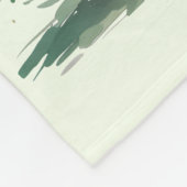 Kleine rode pluizige kitten gepersonaliseerd fleece deken (Hoek)