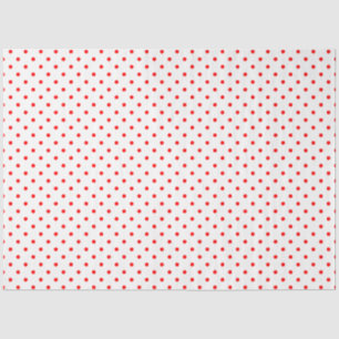 Kleine rode polka stippen tissuepapier