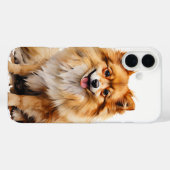 KLEINE RODE POMERAANSE PUPPY HOND Case-Mate iPhone CASE (Achterkant (horizontaal))