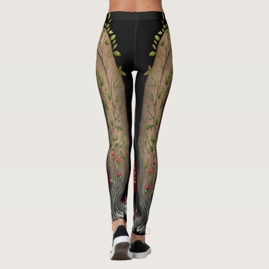 Kleine Rode Rijden Hood Leggings - Schattig (Achterkant)