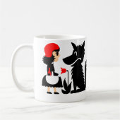 Kleine rode rijpingslappen koffiemok (Links)