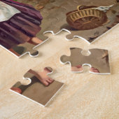 Kleine rode rijpingslappen legpuzzel (Zijkant)