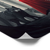 kleine rode rode rog poster (Hoek)