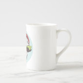 Kleine rode rondleiding porselein kop (Rechts)