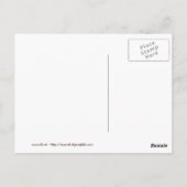 Kleine rode slede ~ De eerste aanraking Briefkaart (Achterkant)