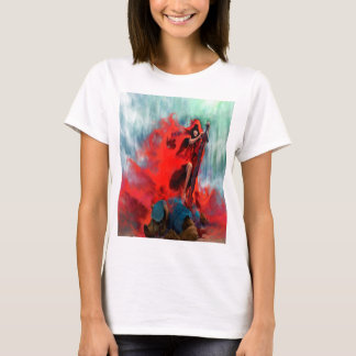 Kleine rode sleerhood - Rode sneeuw voor de wolf T-shirt