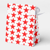 Kleine rode sterren bedankdoosjes (Achterkant)
