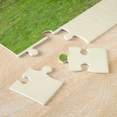 Kleine rode trein legpuzzel (Zijkant)