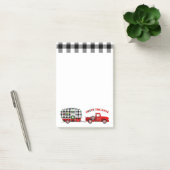 Kleine rode truck en camper post-it® notes (Kantoor)