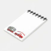 Kleine rode truck en camper post-it® notes (Schuin)