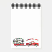 Kleine rode truck en  camper post-it® notes (Voorkant)