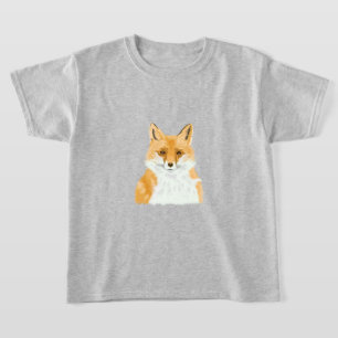 Kleine rode vos - transparant. t-shirt