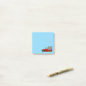 Kleine rode vrachtwagen en notenkrakers Post-it No Post-it® Notes (Op bureau)