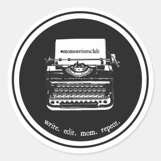 KLEINE ronde kleefset Sticker (Voorkant)