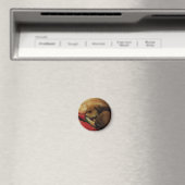 Kleine, ronde Leeloo kerstmagneet Magneet (Insitu (Vaatwasser))