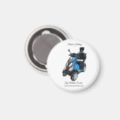 Kleine ronde magneet (Voorkant / Achterkant)