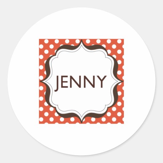 Kleine ronde stickers - met logo gecentreerd (Voorkant)