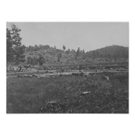 Kleine ronde top - 1863 foto afdruk