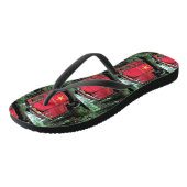 Kleine roodbruine caravan Thunder_Cove Teenslippers (Schuin)