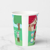 Kleine Roodkapje Sprookje Meisjes Verjaardag Papieren Bekers (Rechts)