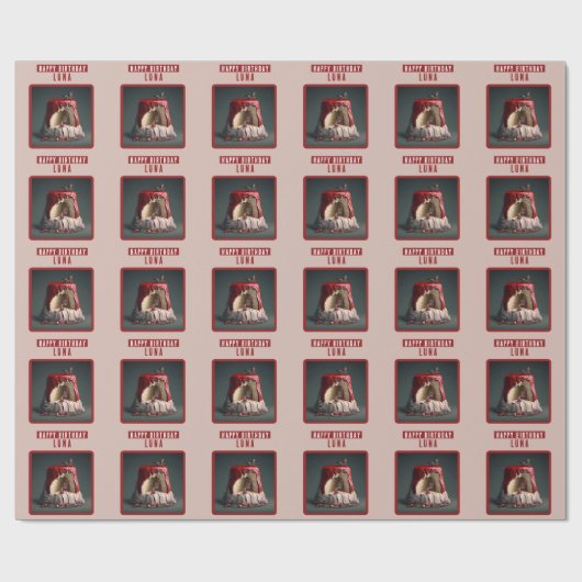 Kleine Roodkapje Verjaardagstaart - Cadeaupapier (Vlak)