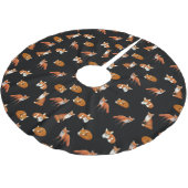 Kleine roodkebaars kerstboomrokken kerstboom rok (Gekanteld)