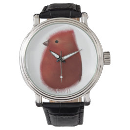 Kleine roodvogel horloge