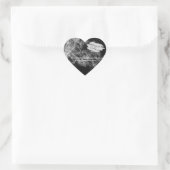 Kleine rook hart marketing stickers (Tas)