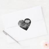 Kleine rook hart marketing stickers (Envelop)