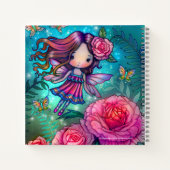 Kleine Roos Fairy Sketchbook Notitieboek (Achterkant)