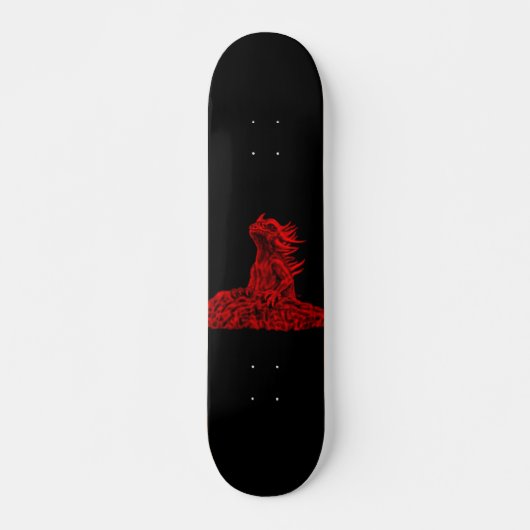 Kleine Rote Drache - Dragon Persoonlijk Skateboard (Voorkant)