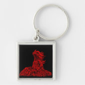 Kleine Rote Drache - Dragon Sleutelhanger (Voorkant)
