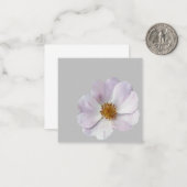 Kleine roze bloem notitiekaartje (Voorkant / Achterkant in situ)