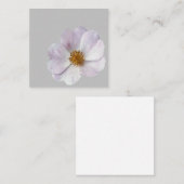 Kleine roze bloem notitiekaartje (Voorkant / Achterkant)