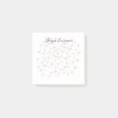 Kleine roze bloemen Post-it® notes Sjabloon (Voorkant)