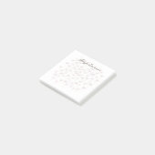 Kleine roze bloemen Post-it® notes Sjabloon (Schuin)