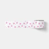 Kleine Roze Boeketjes Satijnen Lint (Voorkant)